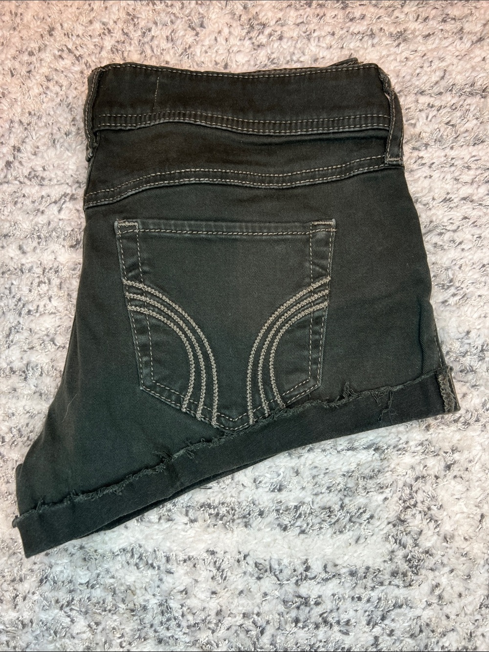 Hollister Low Rise Short-Short Denim Shorts